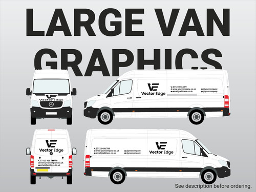 Large van vinyl signwriting - large,