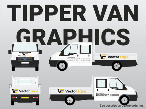 Custom tipper van signwriting - custom,