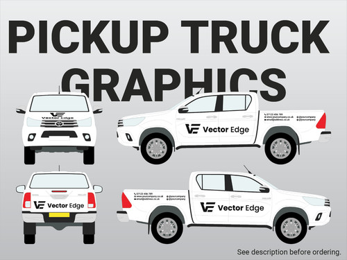 Pickup truck logo - pickup, decals